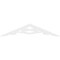 Ekena Millwork Pitch Robin Architectural Grade PVC Gable Pediment, 36"W x 7 1/2"H x 1"P (5/12) GPP036X008X100ROB - alternate 2